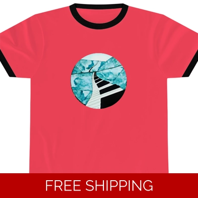 Le Studio Ringer T-Shirts Piano Window Logo